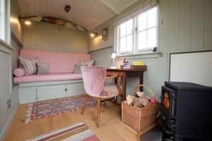 Inside Shepherds Hut- click for photo gallery